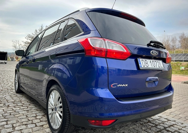 Ford Grand C-MAX cena 52900 przebieg: 144000, rok produkcji 2016 z Wałbrzych małe 781